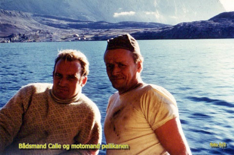 Calle og Pelikanen ved Mestersvig (foto Hans)