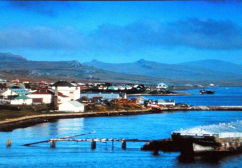 Port Stanley Falklands øerne (lånt foto )